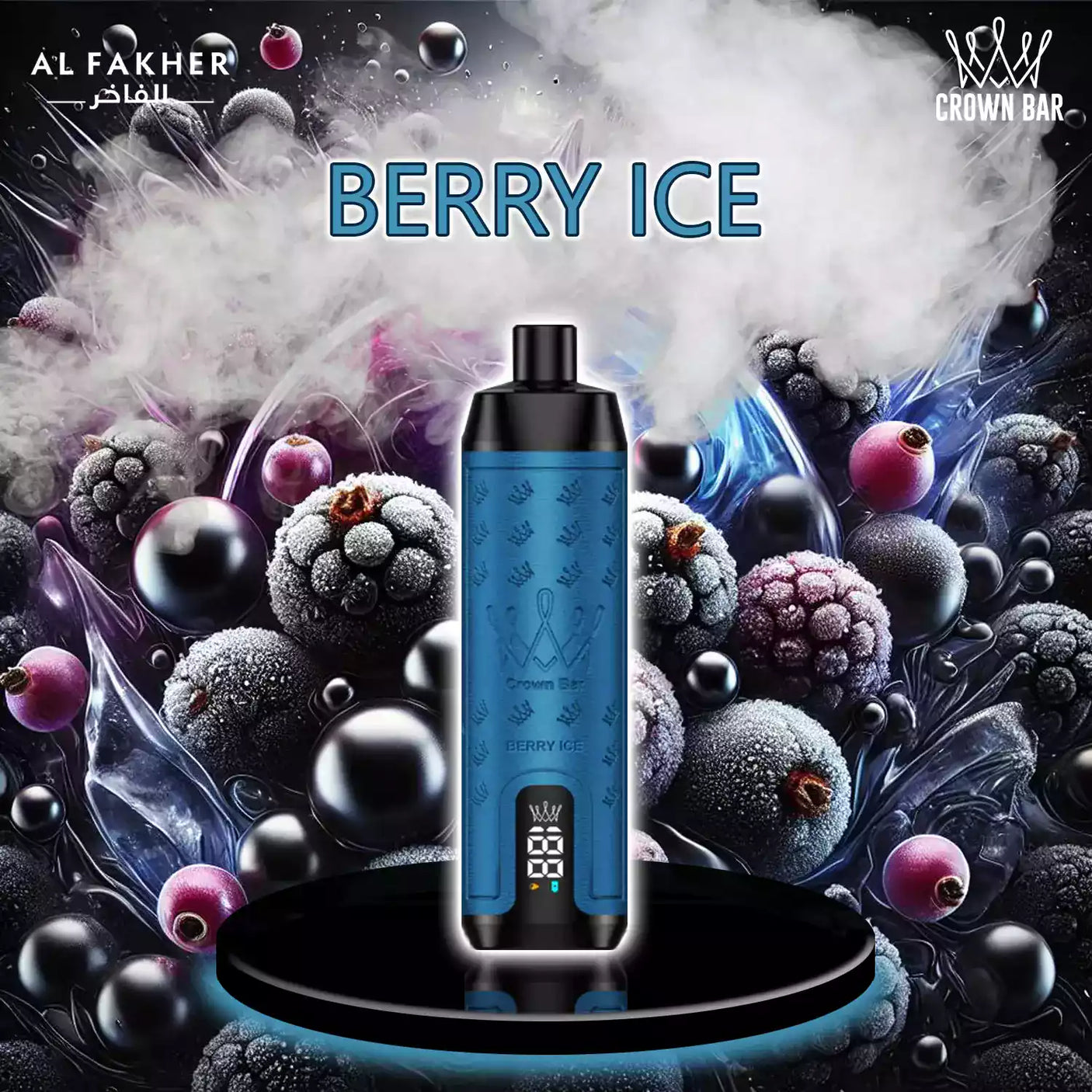 al fakher crown bar vape 15000 berry ice