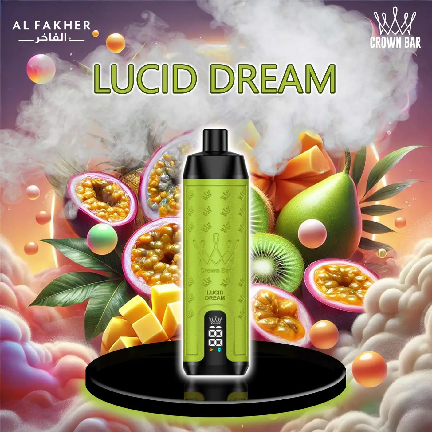 al fakher crown bar vape 15000 lucid drea