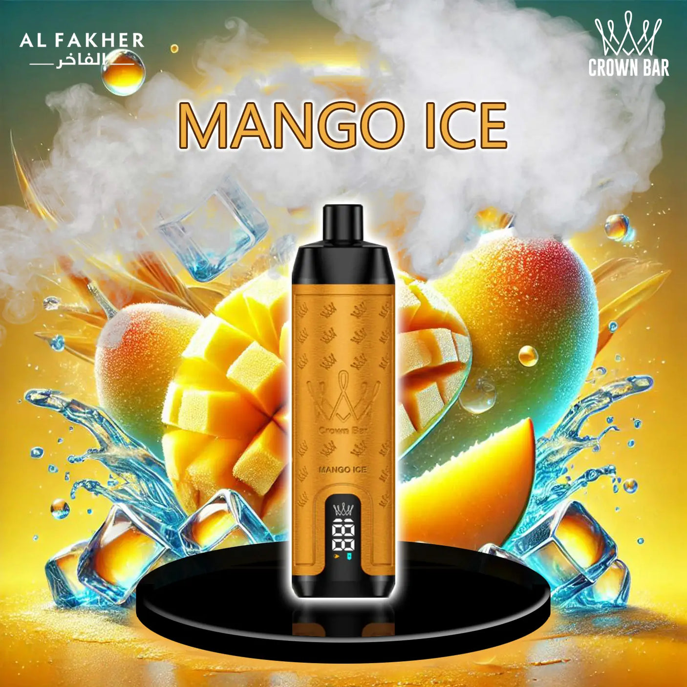 al fakher crown bar vape 15000 mango ice