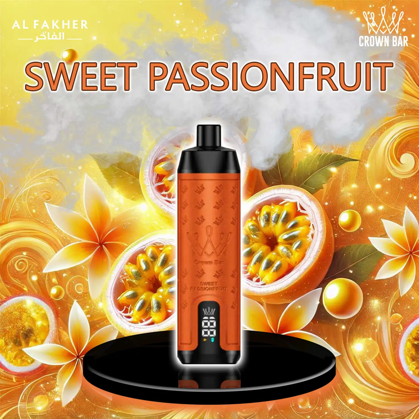 al fakher crown bar vape 15000 sweet passionfruit