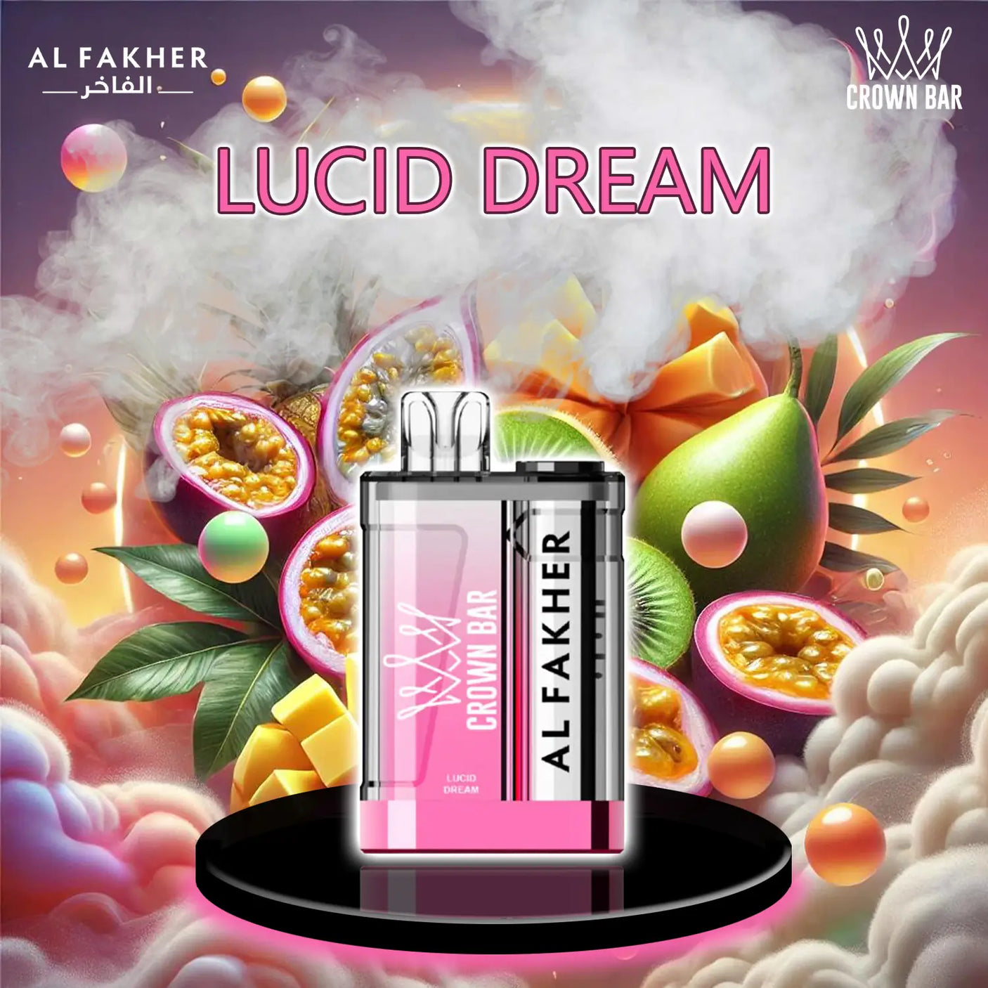 al fakher crown bar vape 9000 lucid dream