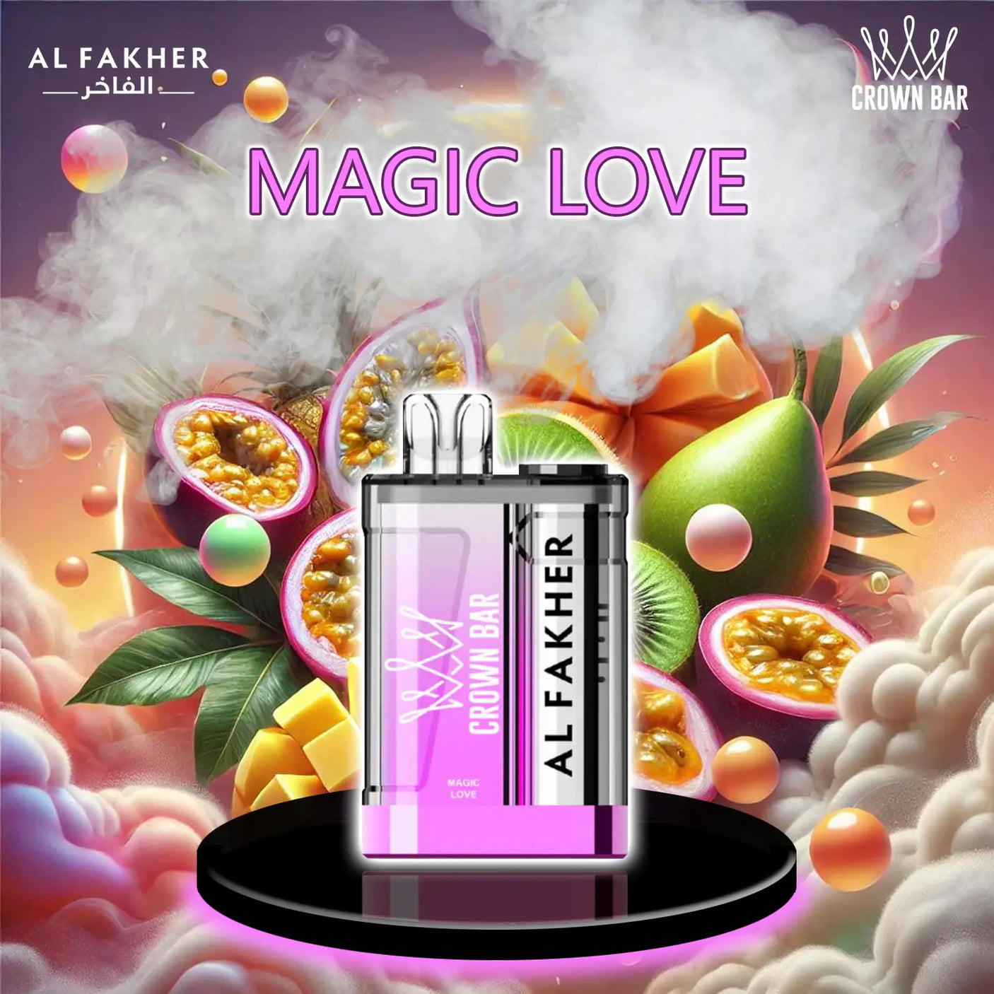 al fakher crown bar vape 9000 magic love