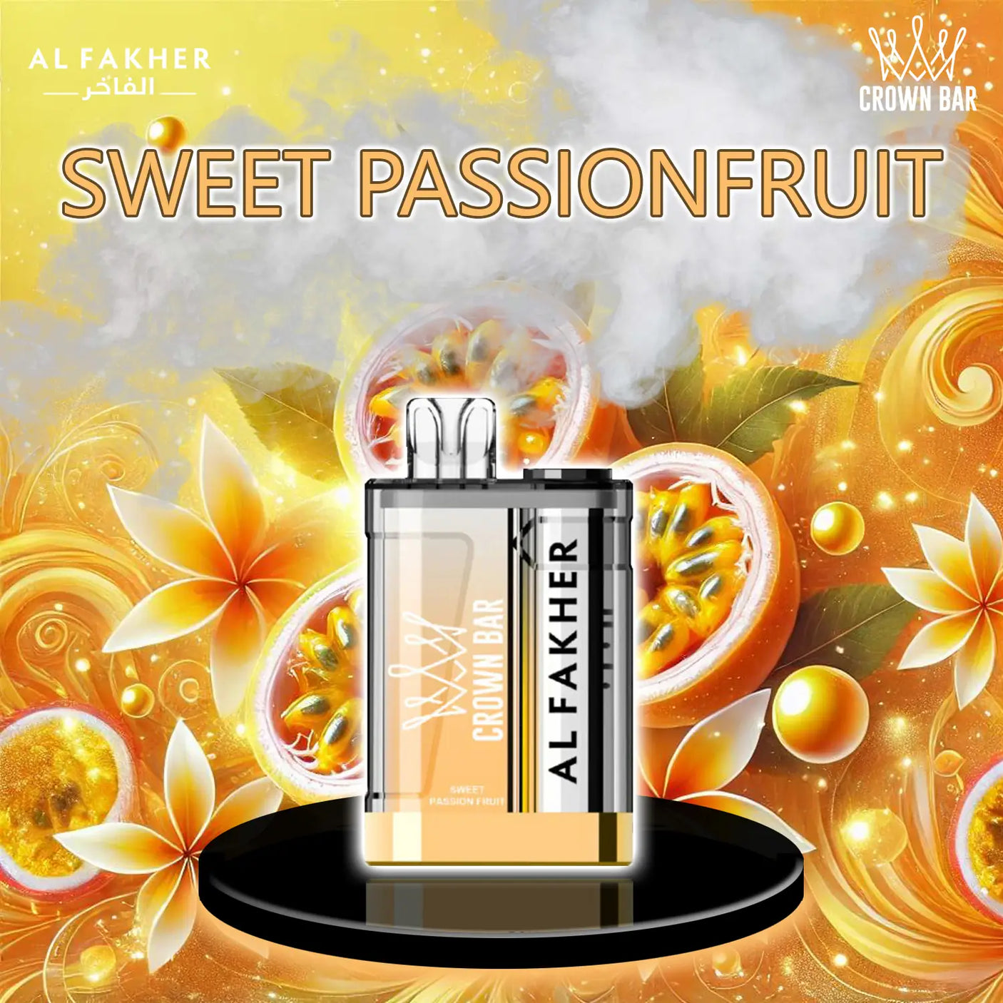 al fakher crown bar vape 9000 sweet passionfruit
