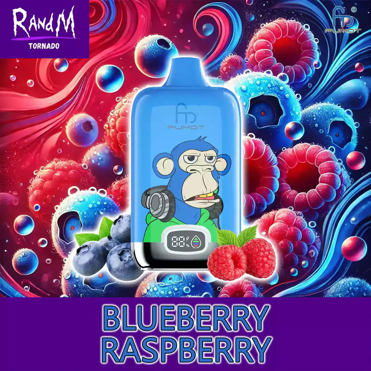 randm tornado vape 12000 blueberry raspberry