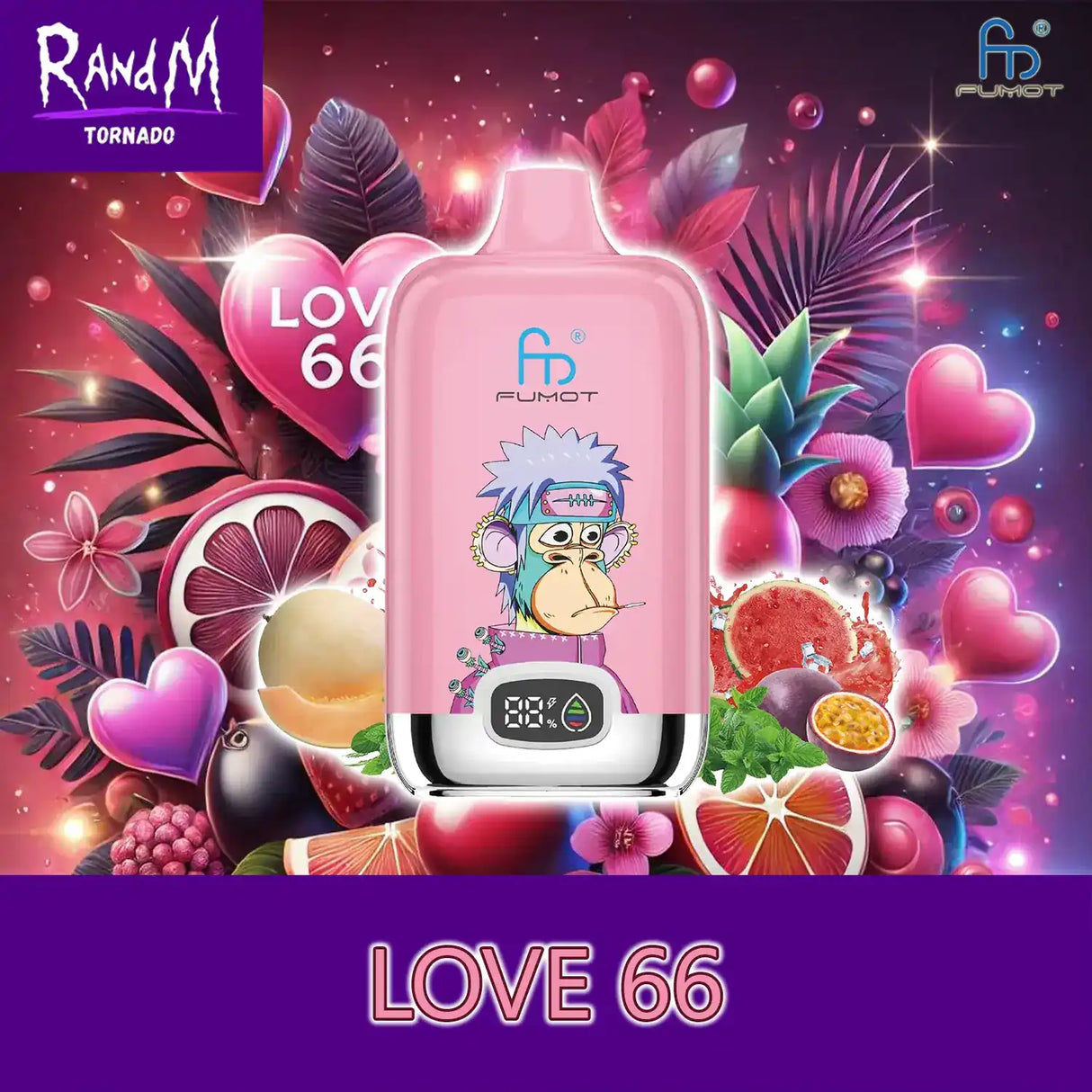 randm tornado vape 12000 love 66