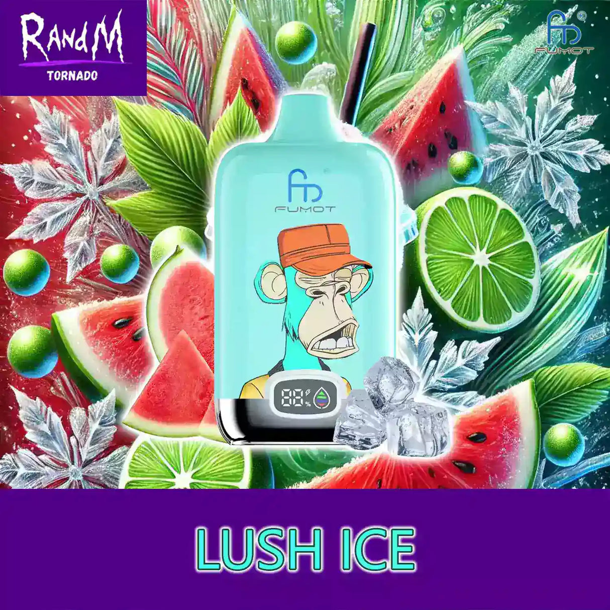 randm tornado vape 12000 lush ice