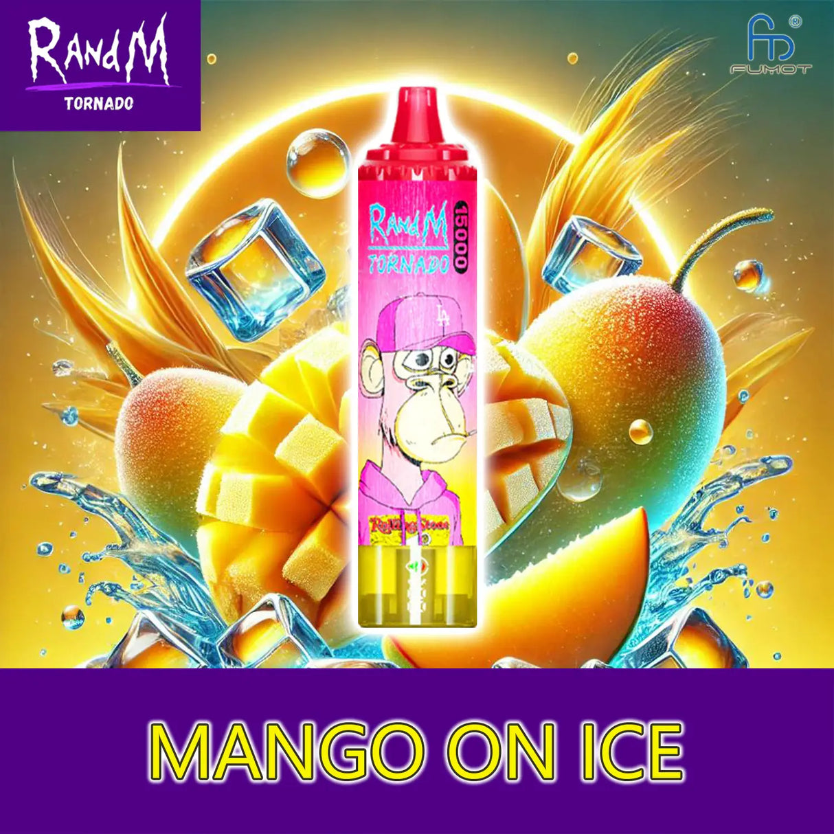 randm tornado vape 15000 - mango on ice