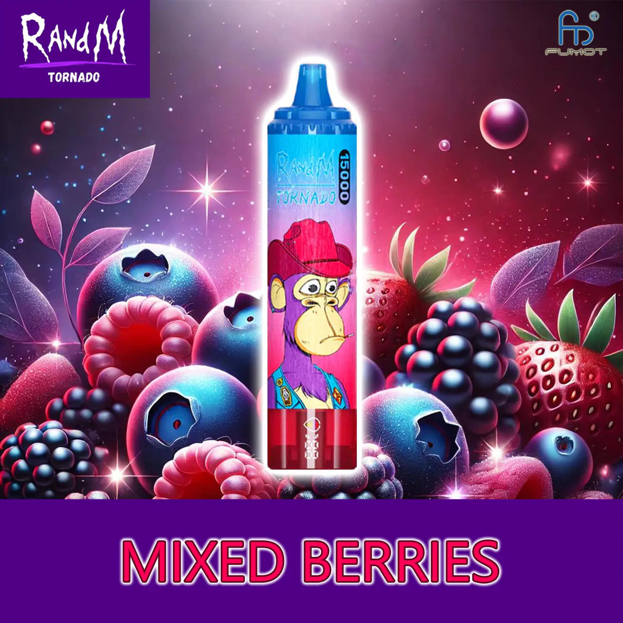 randm tornado vape 15000 - mixed berries