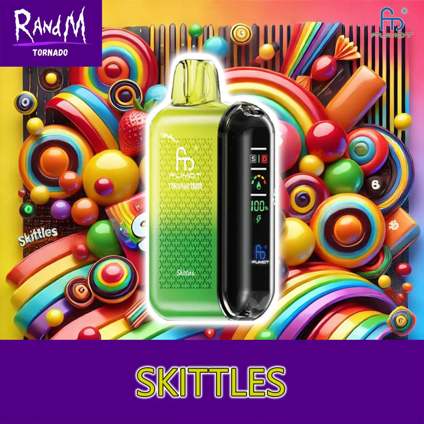 randm tornado vape 20000 Skittles