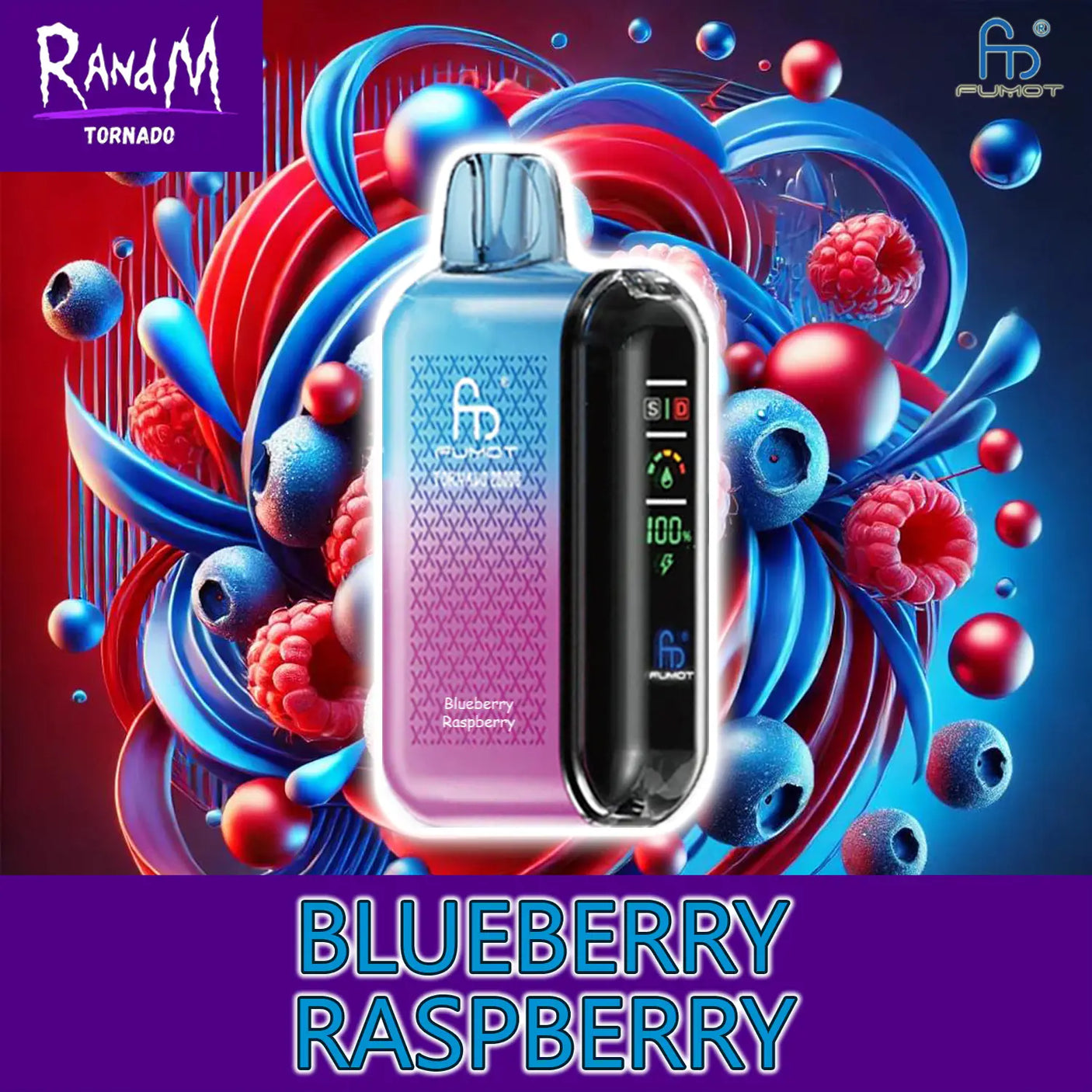 randm tornado vape 20000 blueberry raspberry