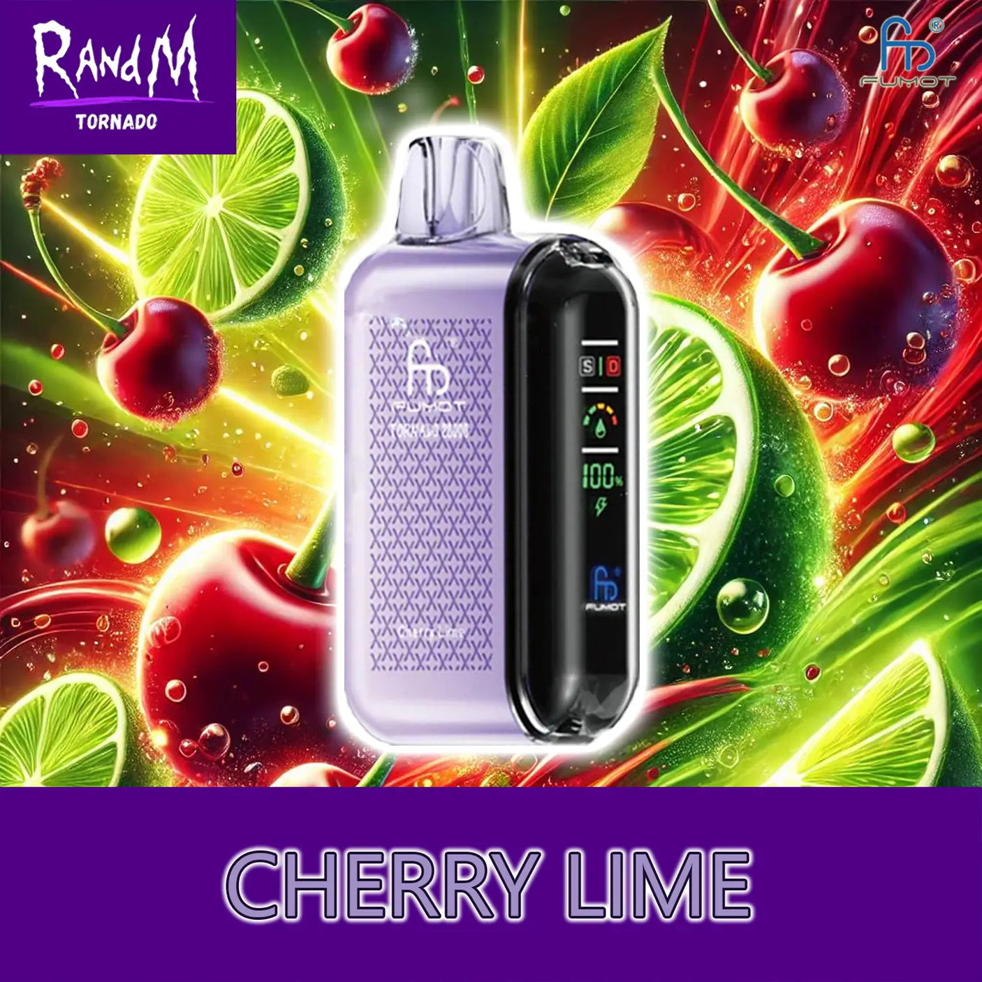 randm tornado vape 20000 cherry lime