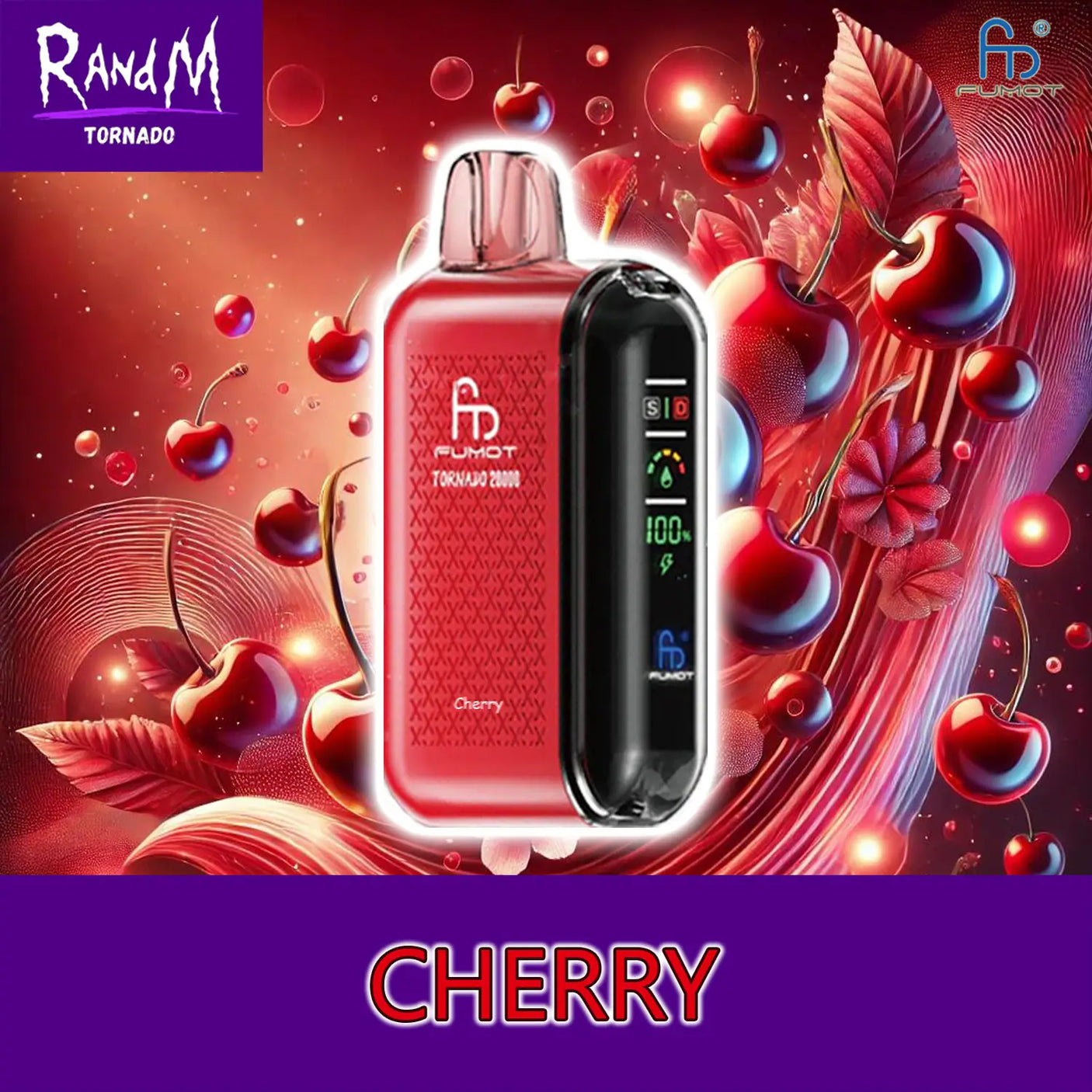 randm tornado vape 20000 cherry
