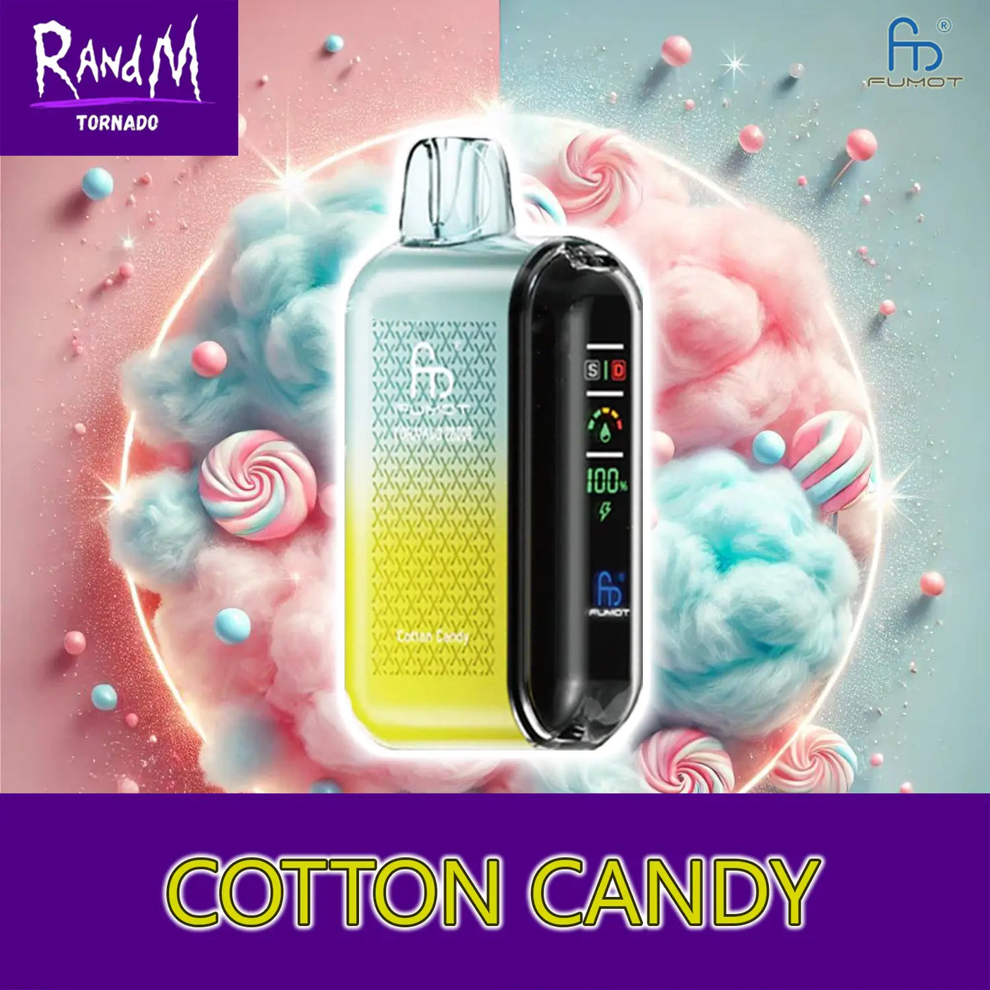 randm tornado vape 20000 cotton candy