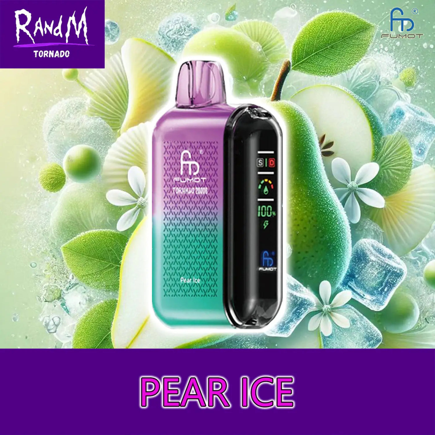 randm tornado vape 20000 pear ice