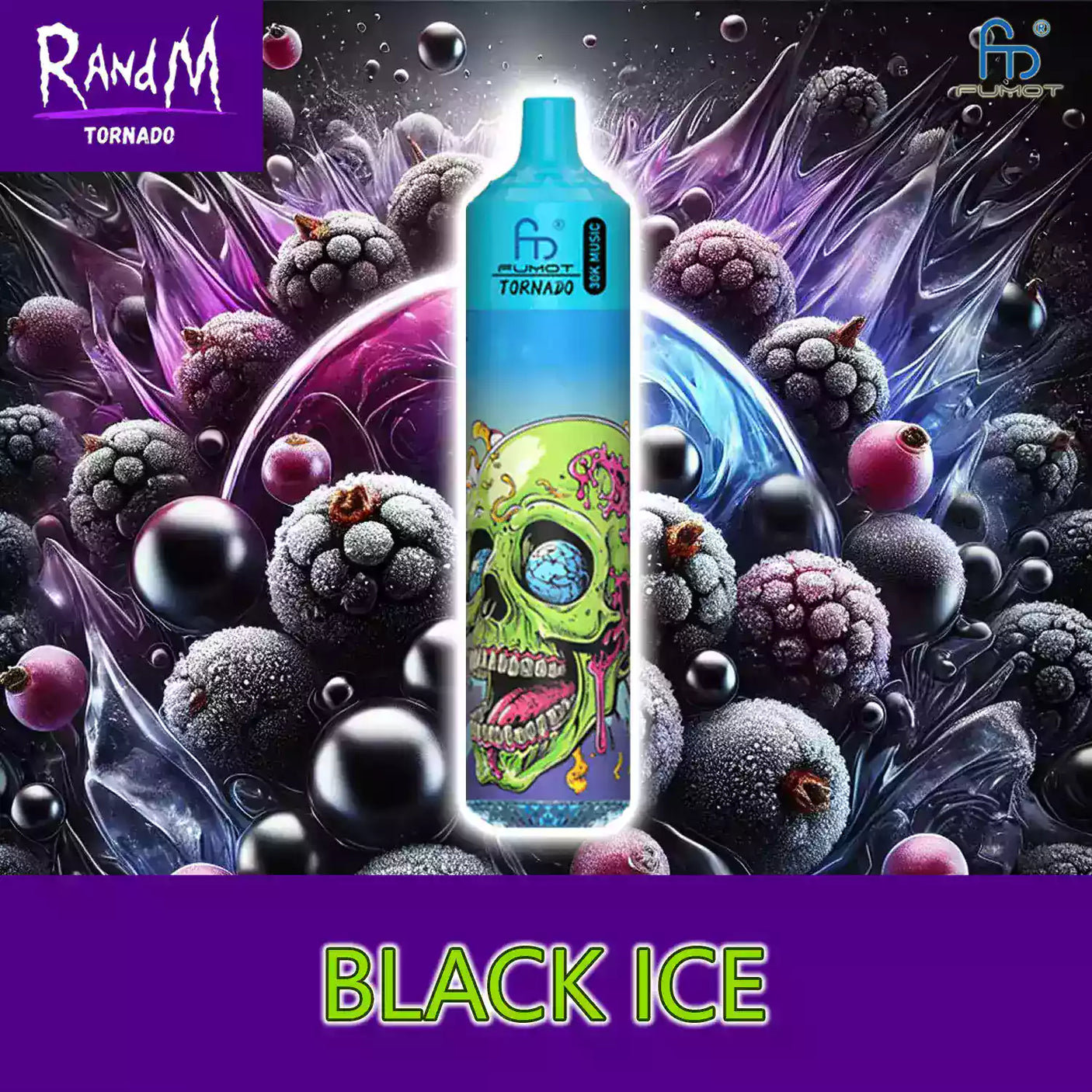 randm tornado vape 30000 black ice