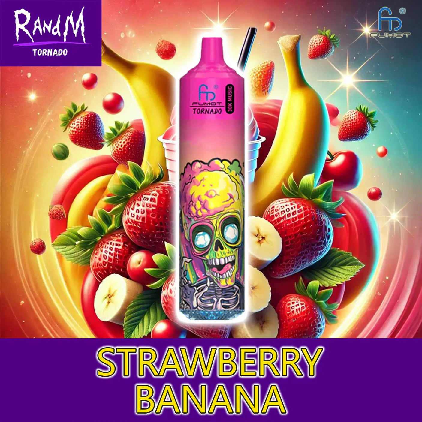 randm tornado vape 30000 strawberry banana