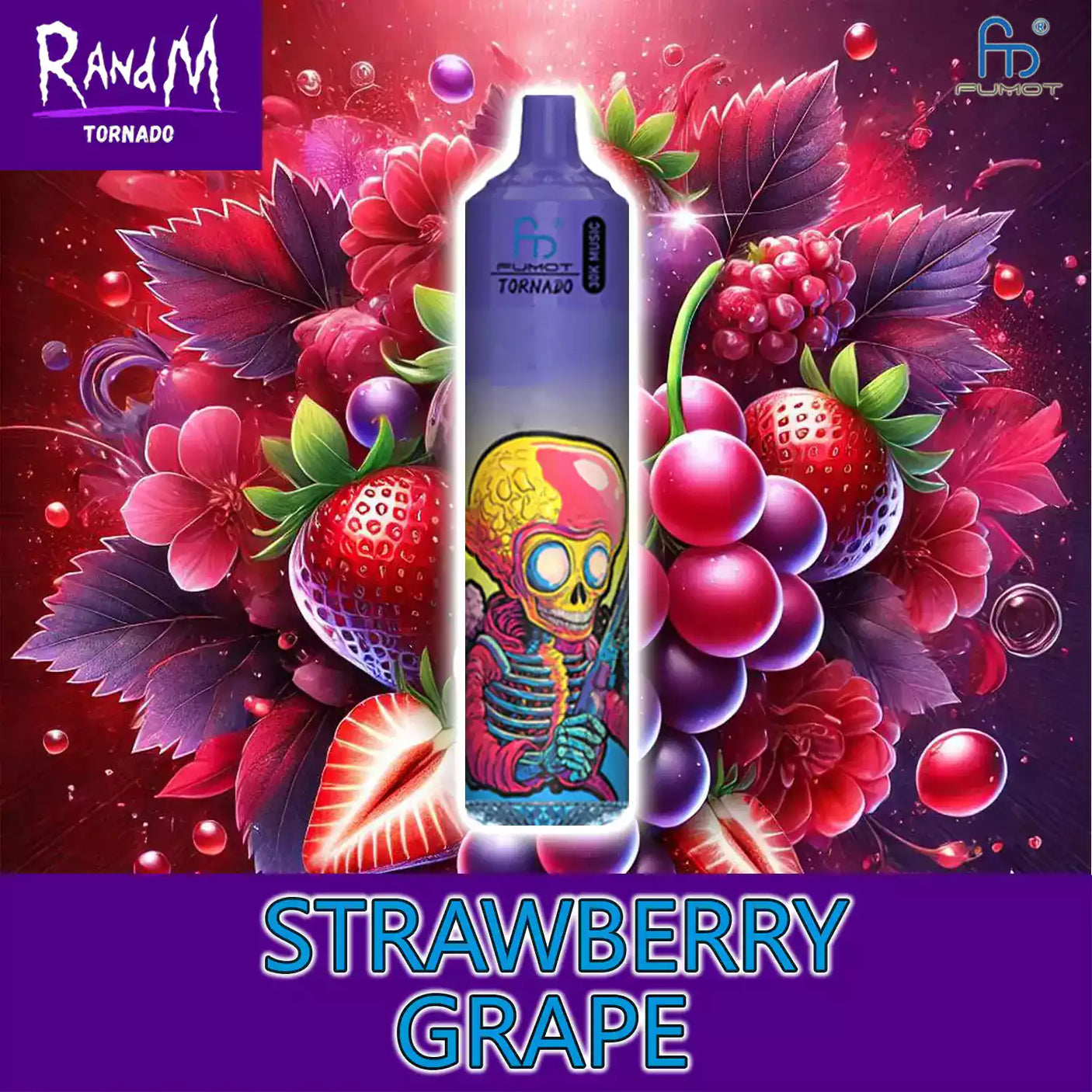randm tornado vape 30000 strawberry grape