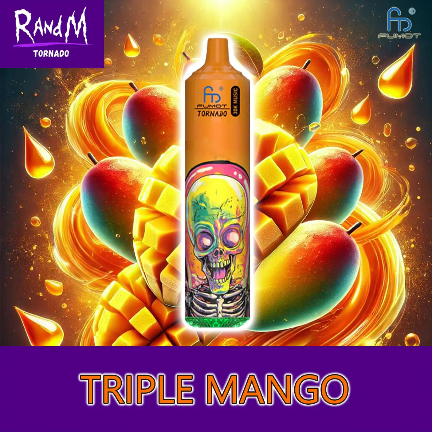 randm tornado vape 30000 triple mango