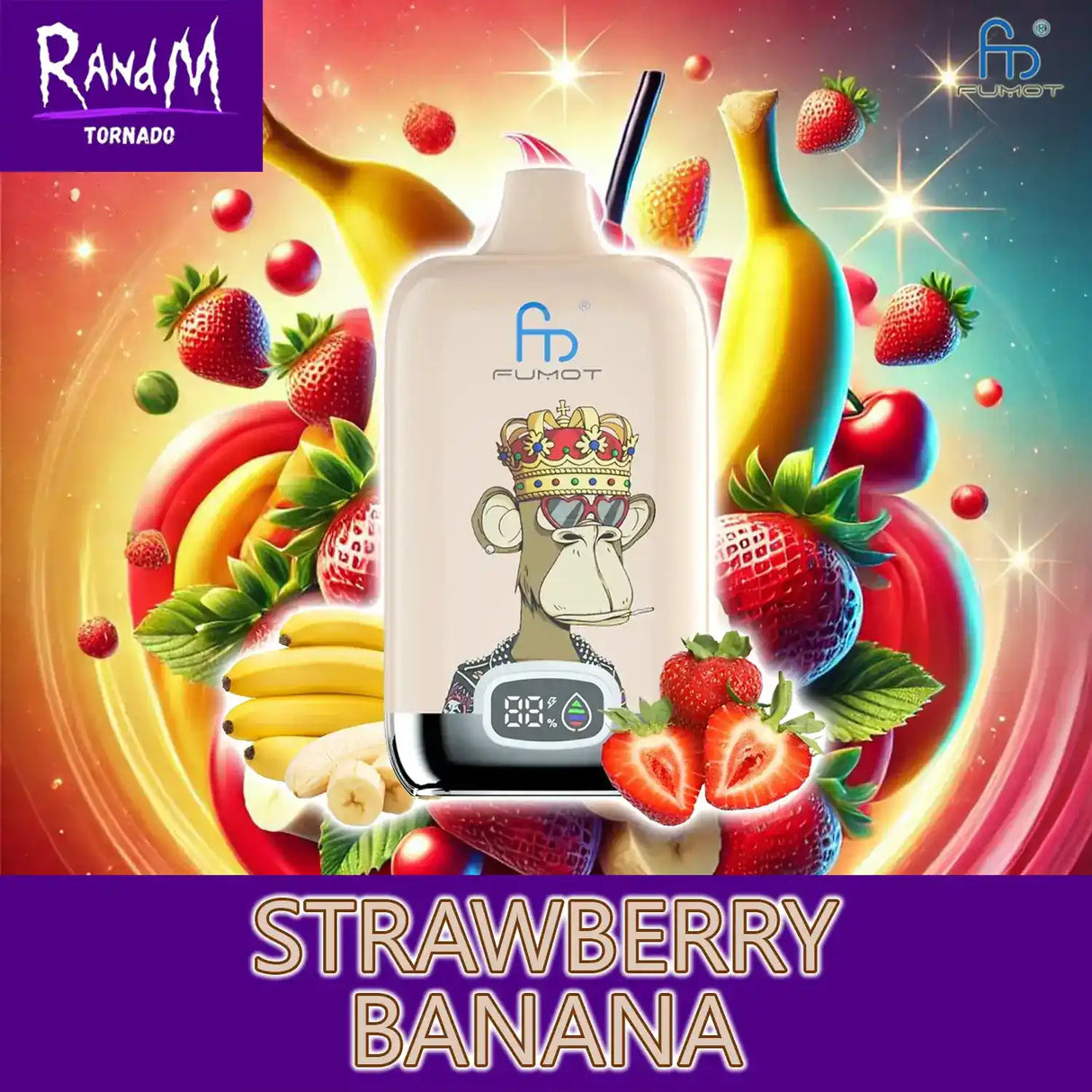 randm tornado vape 12000 strawberry banana