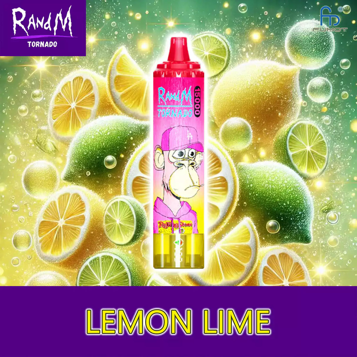 randm tornado vape 15000 - lemon lime