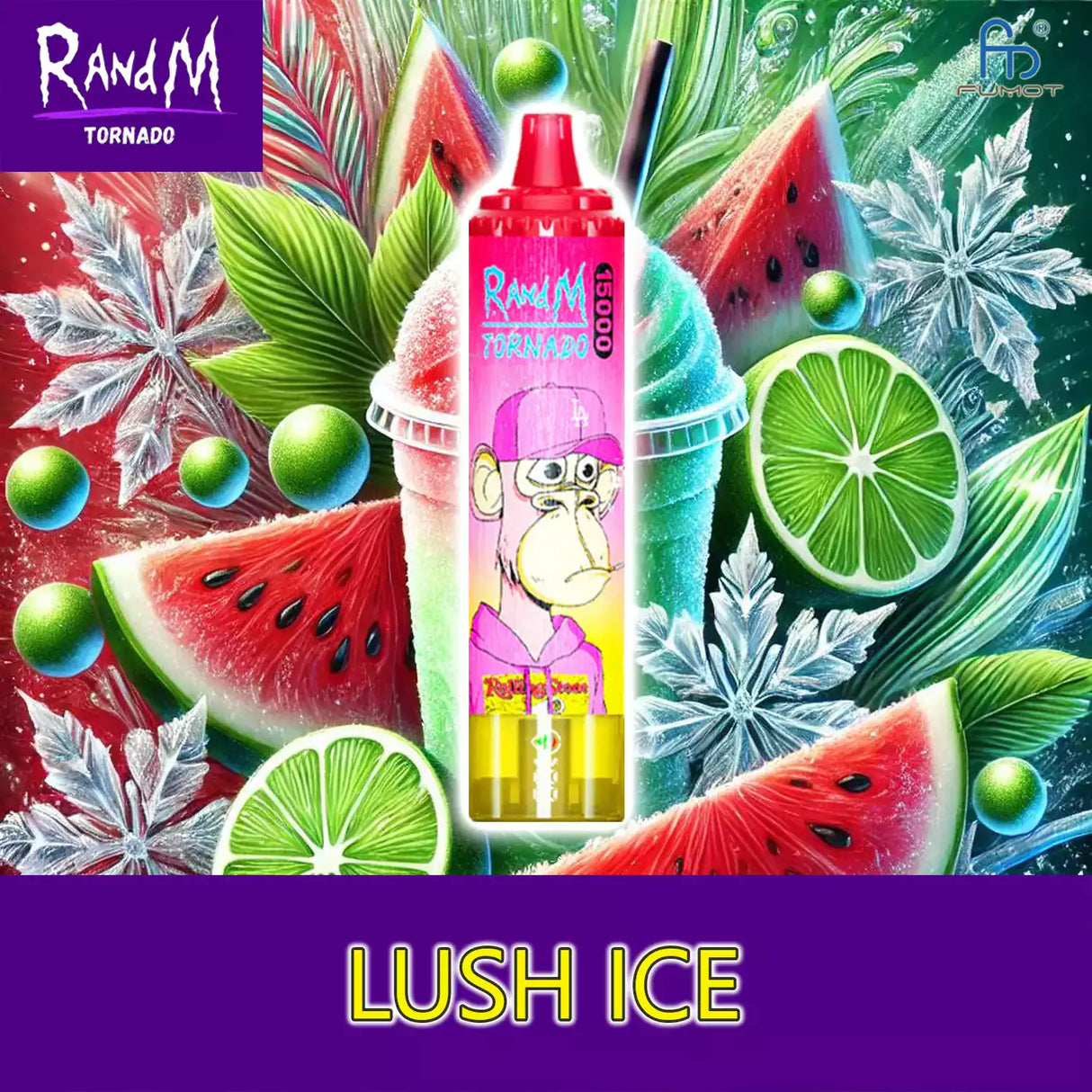 randm tornado vape 15000 - lush ice