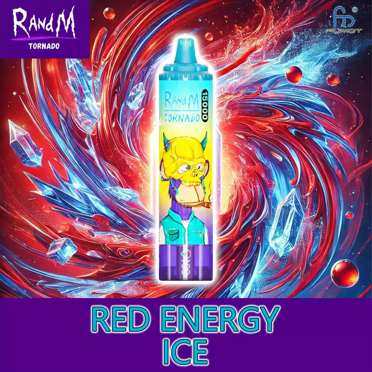randm tornado vape 15000 - red energy ice