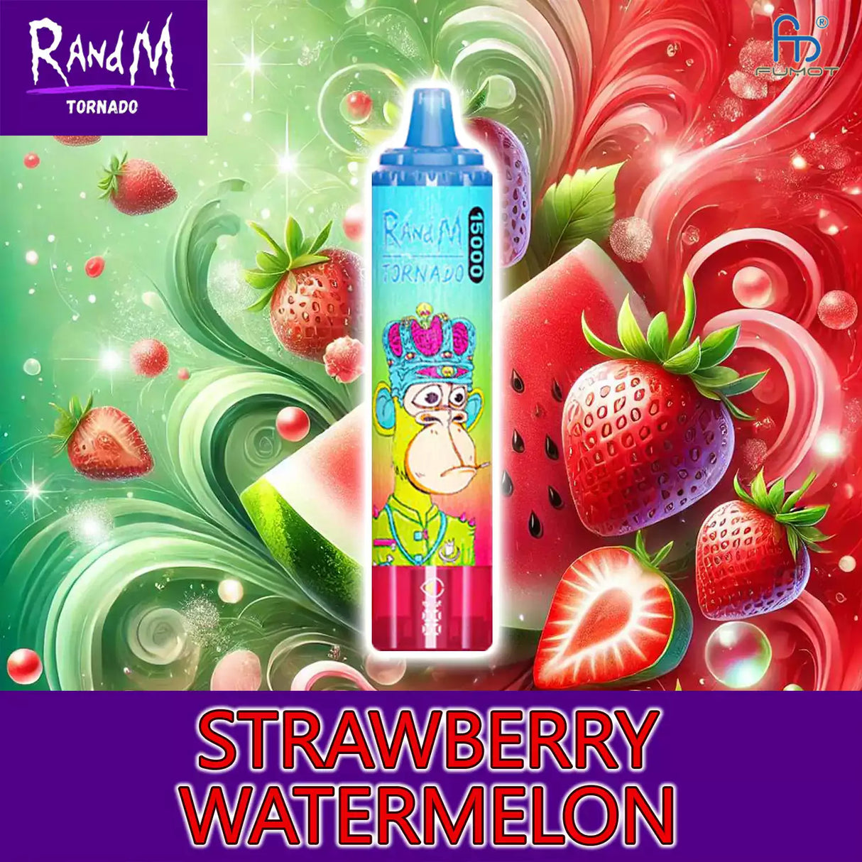 randm tornado vape 15000 - strawberry watermelon