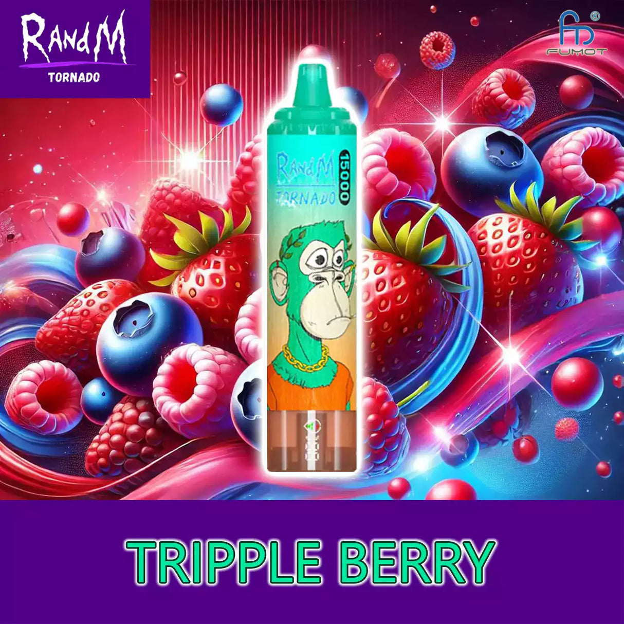 randm tornado vape 15000 - tripple berry