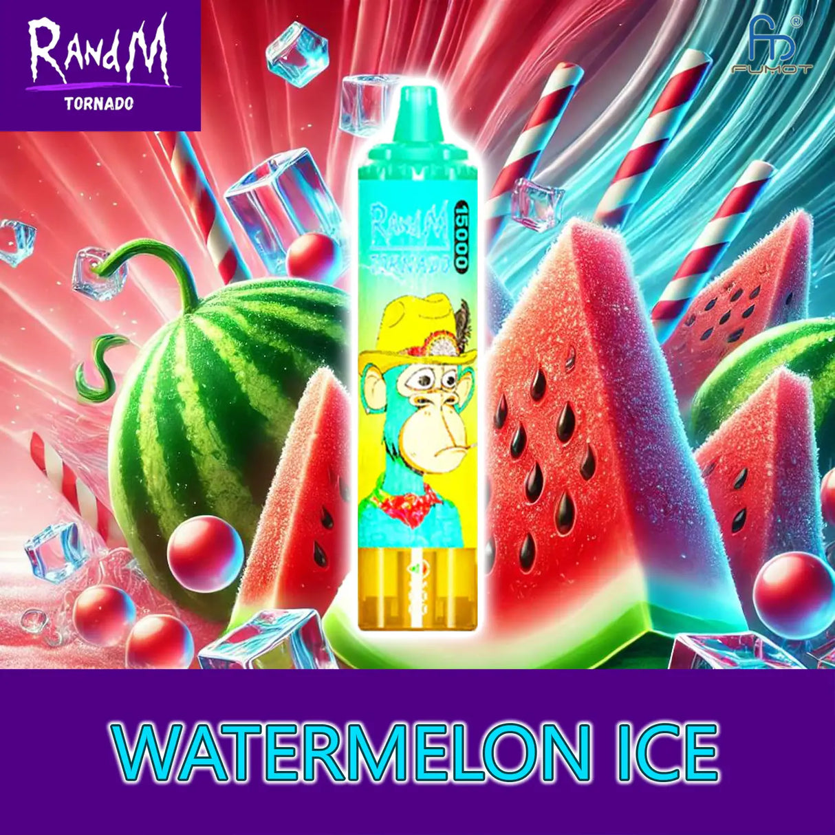 randm tornado vape 15000 - watermelon ice